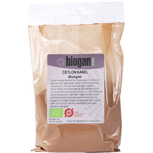 Kanelpulver 100% Ceylon Ø fra Biogan
