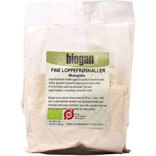 Loppefrøskaller psyllium fint Ø fra Biogan