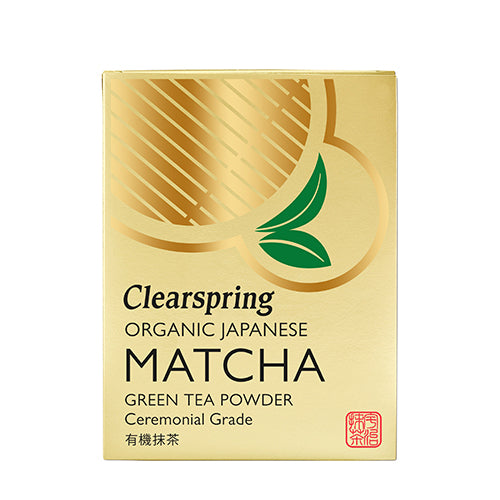 Matcha grøn te pulver Ø fra Clearspring
