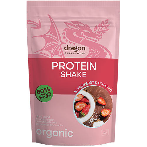 Protein Shake Jordbær & Kokos Ø fra Dragon Superfoods