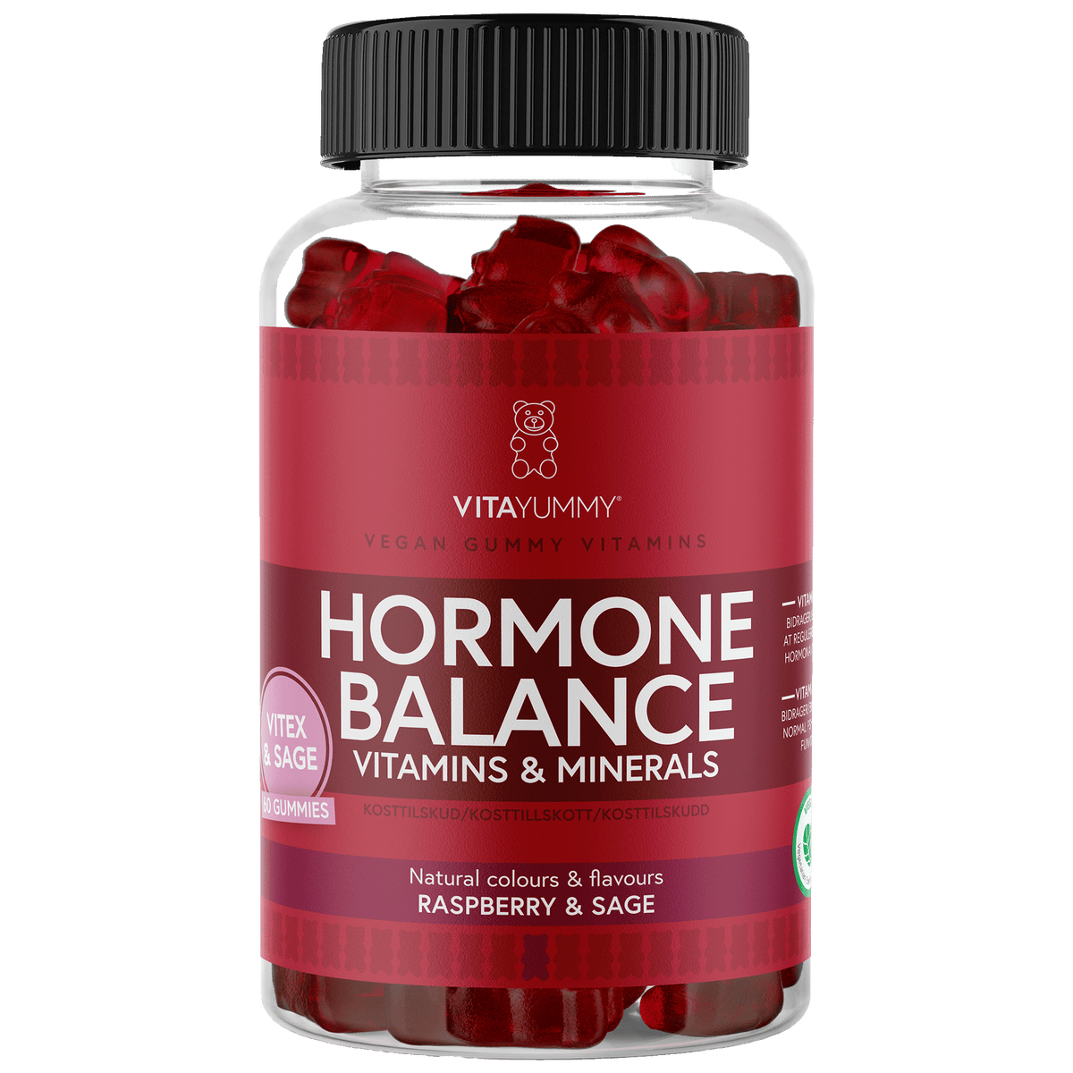 VitaYummy Hormone Balance Raspberry & Sage | 60 stk