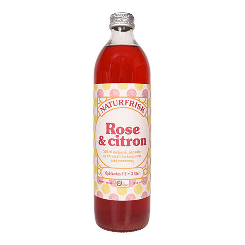Rose & Citron saft Ø fra Naturfrisk