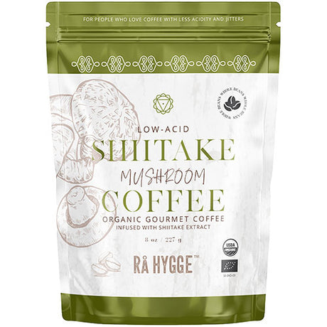 Kaffe m. Shiitake svampeekstrakt- hele bønner Ø fra Rå Hygge