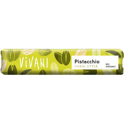 Mælkechokolade - Pistacie Dubai Style Ø fra Vivani