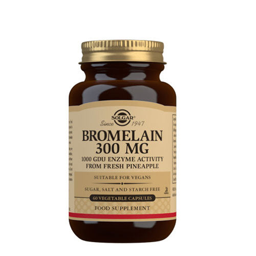 Bromelain 300 mg fra Solgar