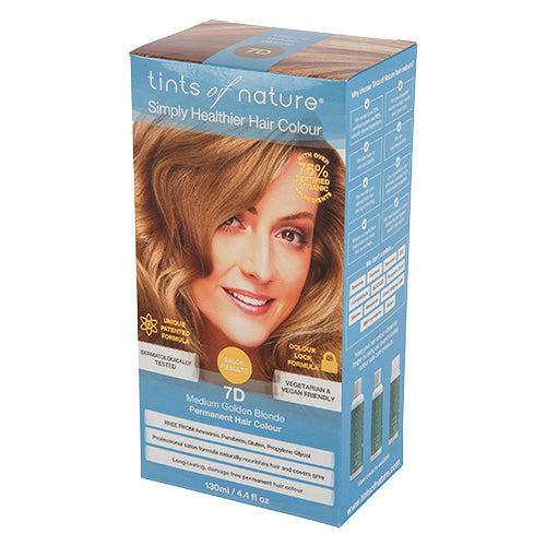 Hårfarve 7D Medium Golden fra Tints of nature
