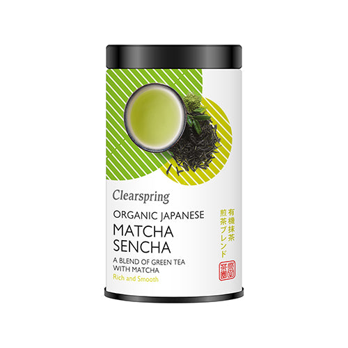 Matcha Sencha grøn te i løsvægt Ø fra Clearspring