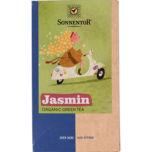 Grøn te Jasmin Sonnentor Ø fra Sonnentor