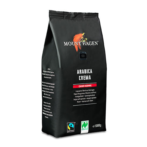 Kaffebønner Arabica Crema Ø fra Mount Hagen