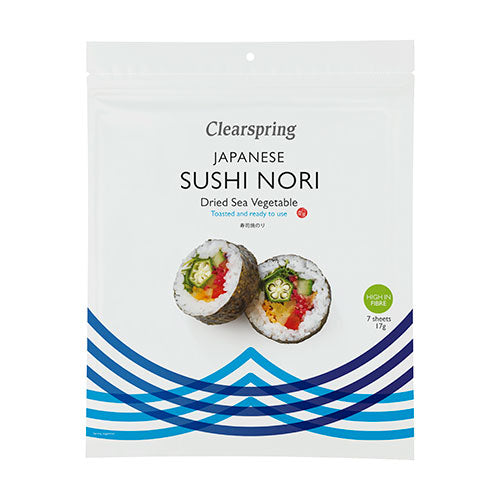Nori sushi plader ristet fra Clearspring