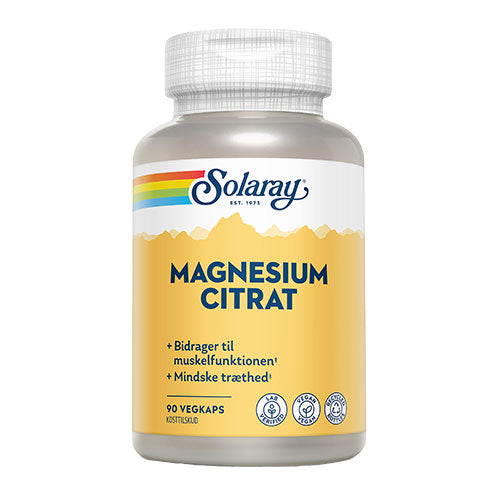 Magnesium Citrat fra Solaray