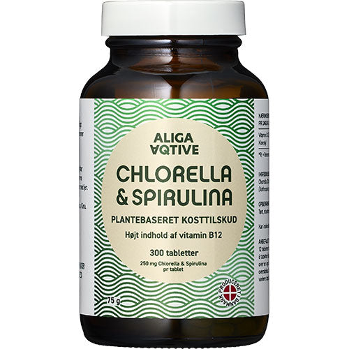 Chlorella & Spirulina Tabletter fra ALIGA AQTIVE
