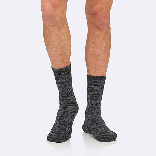 Men´s Work Boot Socks gråmeleret str. 45-50 fra Boody