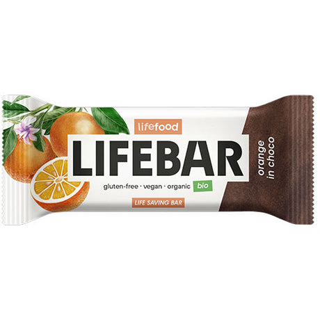 LifeBar InChoco Orange RAW Ø fra Lifefood