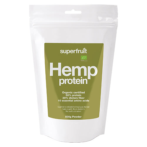 Hamp protein pulver hemp fra Superfruit