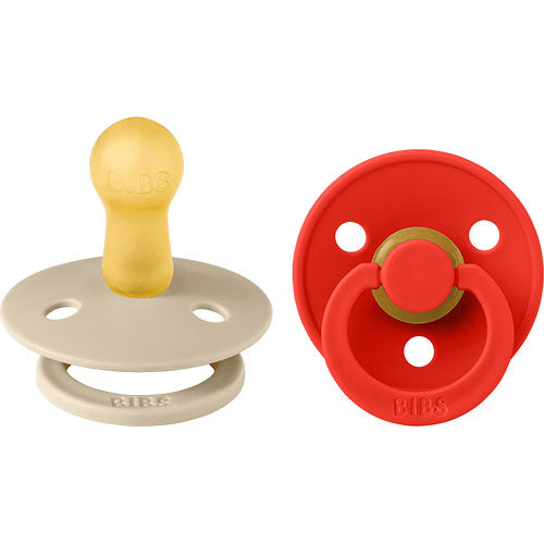 BIBS Colour Latex Size 1 Vanilla/Candy Apple 2 PAC fra BIBS