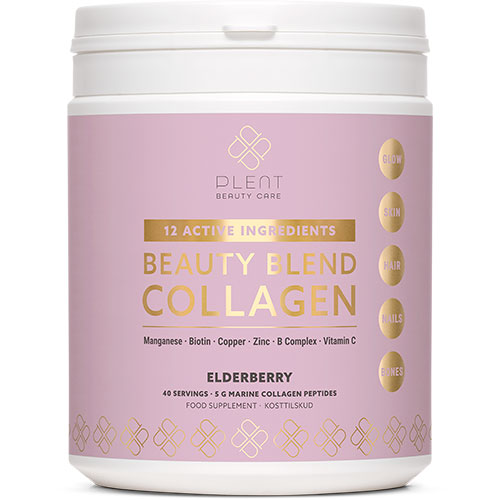 Beauty Blend Collagen Elderberry fra Plent