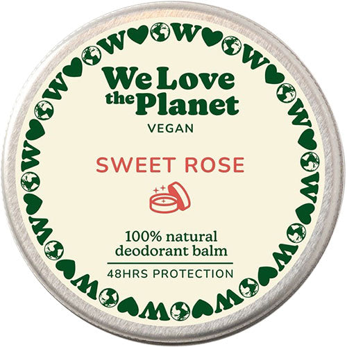 Deodorant balm Sweet Rose fra We love the Planet