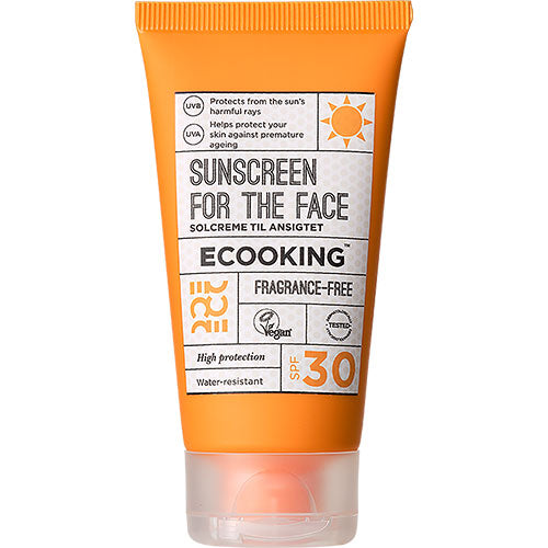 Solcreme ansigt SPF 30 fra Ecooking