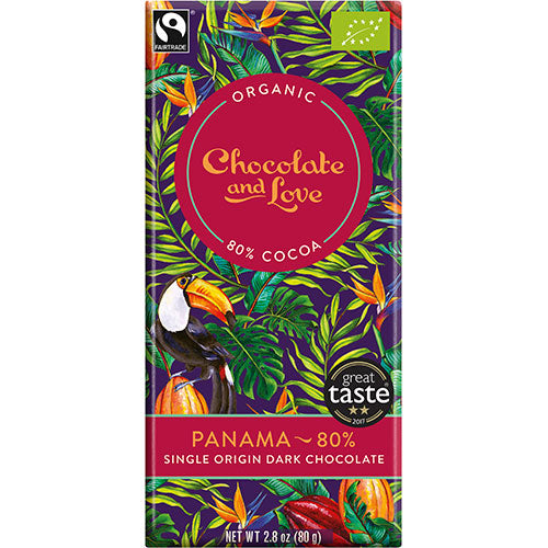 Chokolade Panama 80% Ø fra Chocolate and Love