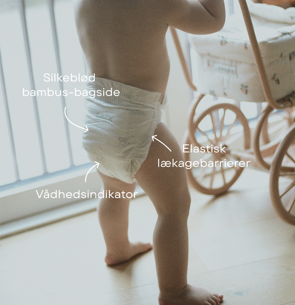 Bambus bleer til sensitiv hud | Tuttelu 5, 10-14 kg fra Tuttelu