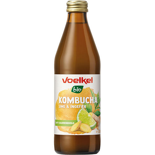 Kombucha Lime-Ingefær Ø fra Voelkel