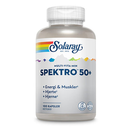 Spektro50+ Multi-Vita-Min fra Solaray