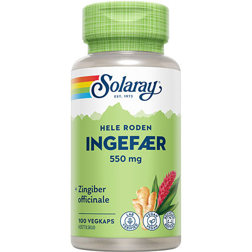 Ingefærrod fra Solaray