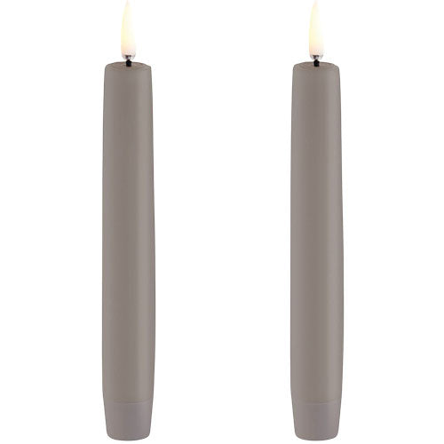 LED Kronelys, Sandstone, Smooth, 2-pack, 2,3x15,5 fra Uyuni lighting