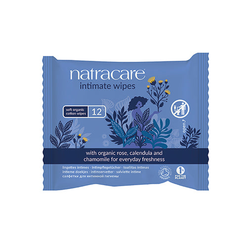 Natracare intim vådservietter 12 stk fra Natracare