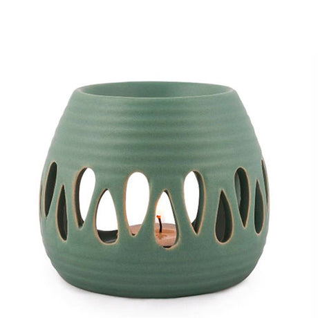 Duftlampe dråbe grøn fra Urtegaarden