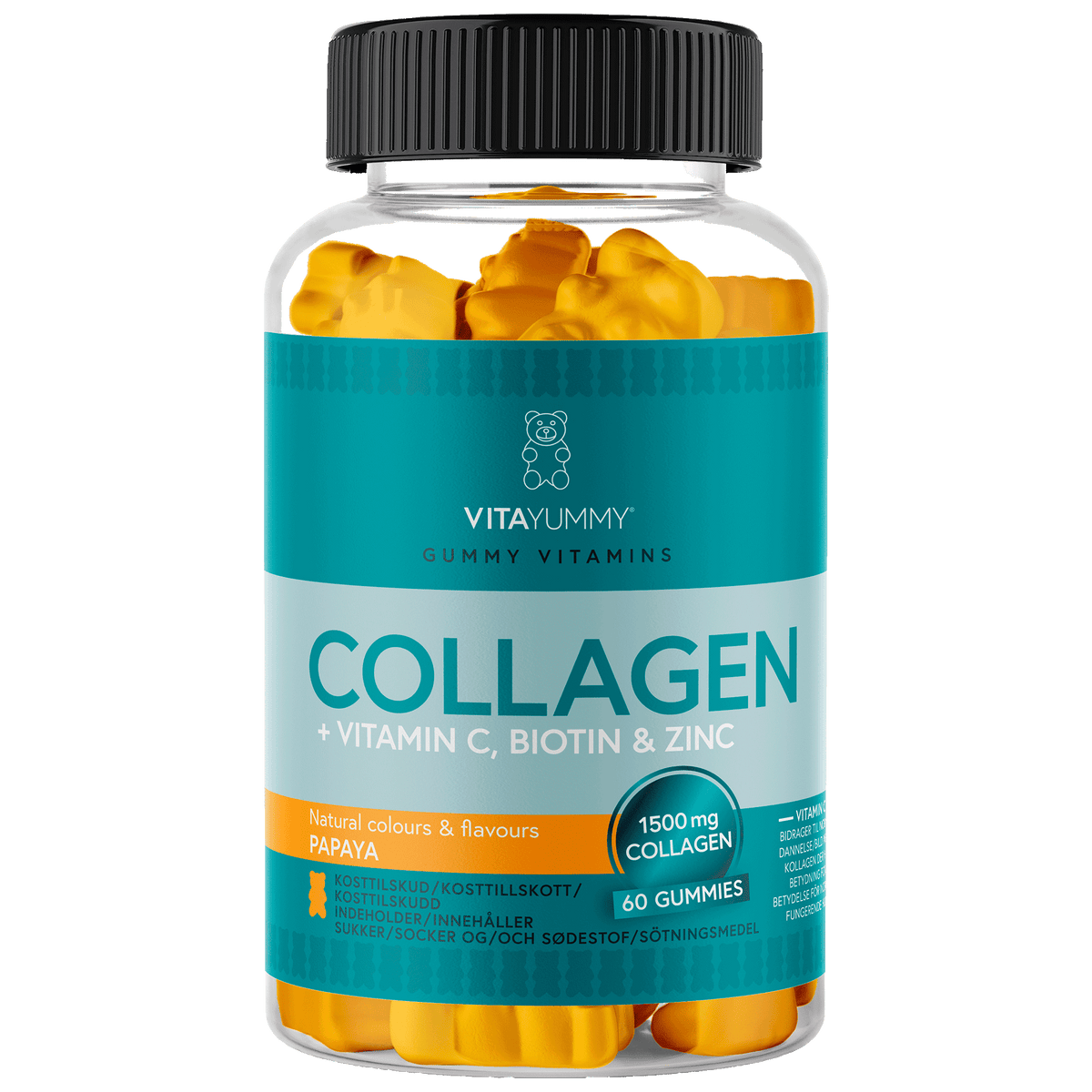 VitaYummy Collagen Papaya | 60 stk