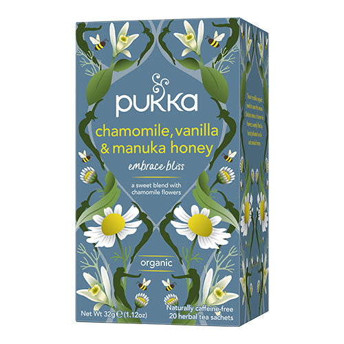 Chamomile te m. Vanilla & Manuka Honey Ø Pukka fra Pukka