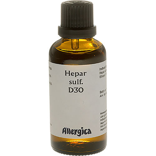 Hepar sulf. D30 fra Allergica