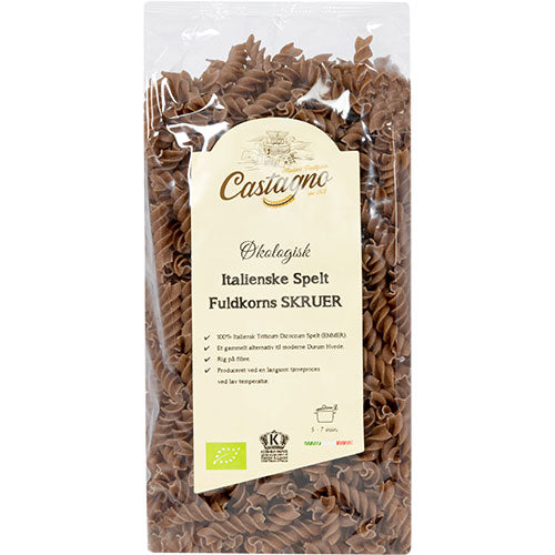 Spelt Skruer Fuldkorn Ø fra Castagno