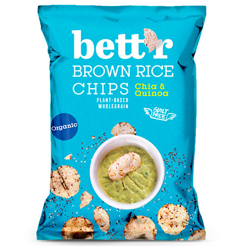 Ris Chips med chia og quinoa Ø fra bett’r