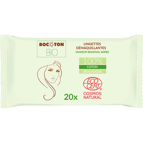 Make up fjerner vådservietter fra Bocoton Bio