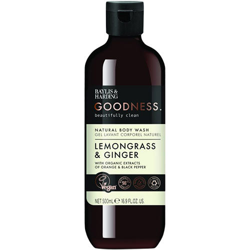 Body Wash lemongrass & ginger fra Baylis & Harding Goodness
