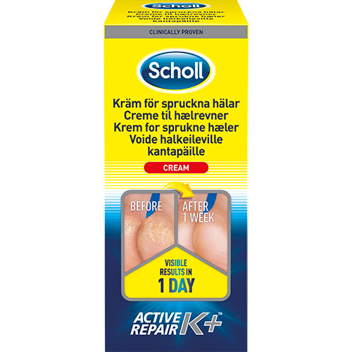 Scholl Heel Crack Cream Act.repair K+ fra Scholl