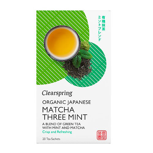 Grøn te m. Matcha & Mint Ø fra Clearspring