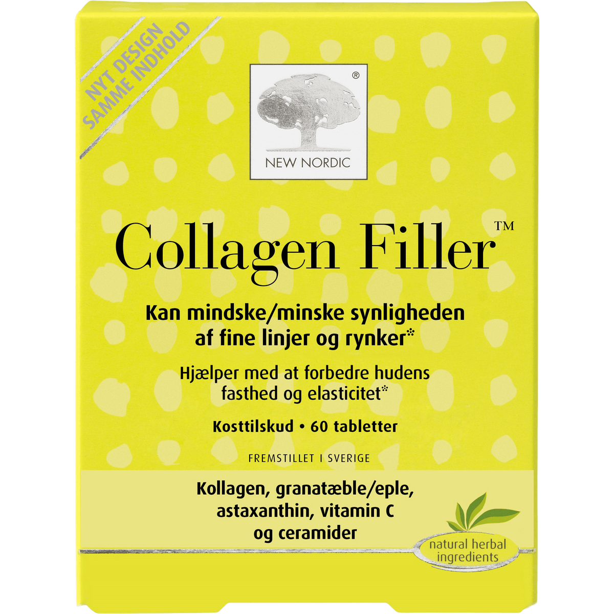 New Nordic Skin Care Collagen Filler | 60 tabletter