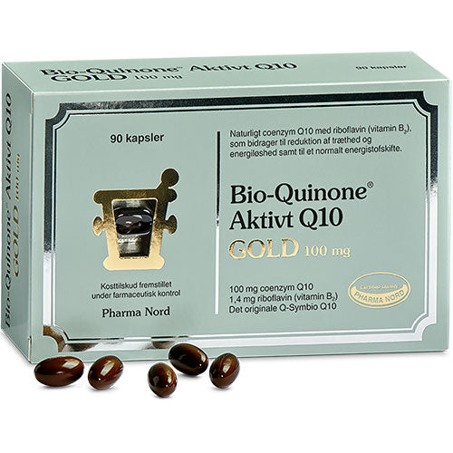 Bio-Quinone Aktivt Q10 Gold 100 mg fra Pharma Nord