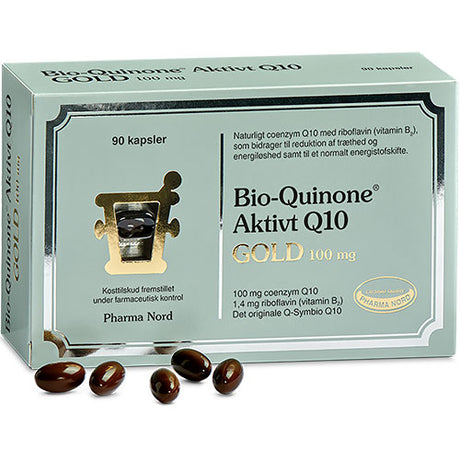 Bio-Quinone Aktivt Q10 Gold 100 mg fra Pharma Nord