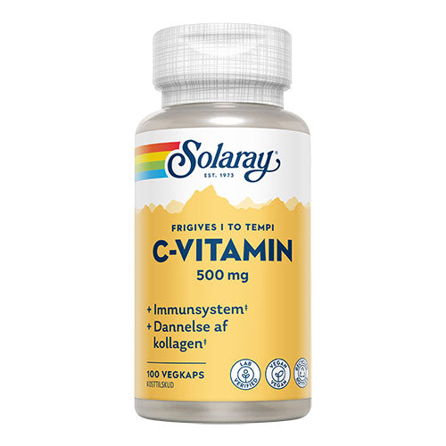 C-vitamin 500 mg fra Solaray
