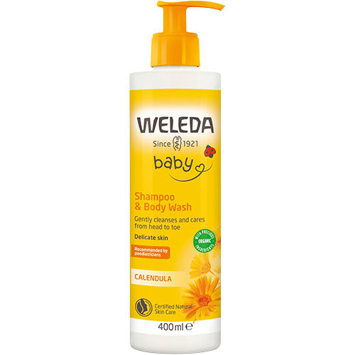 Calendula Shampoo & Body Wash fra Weleda