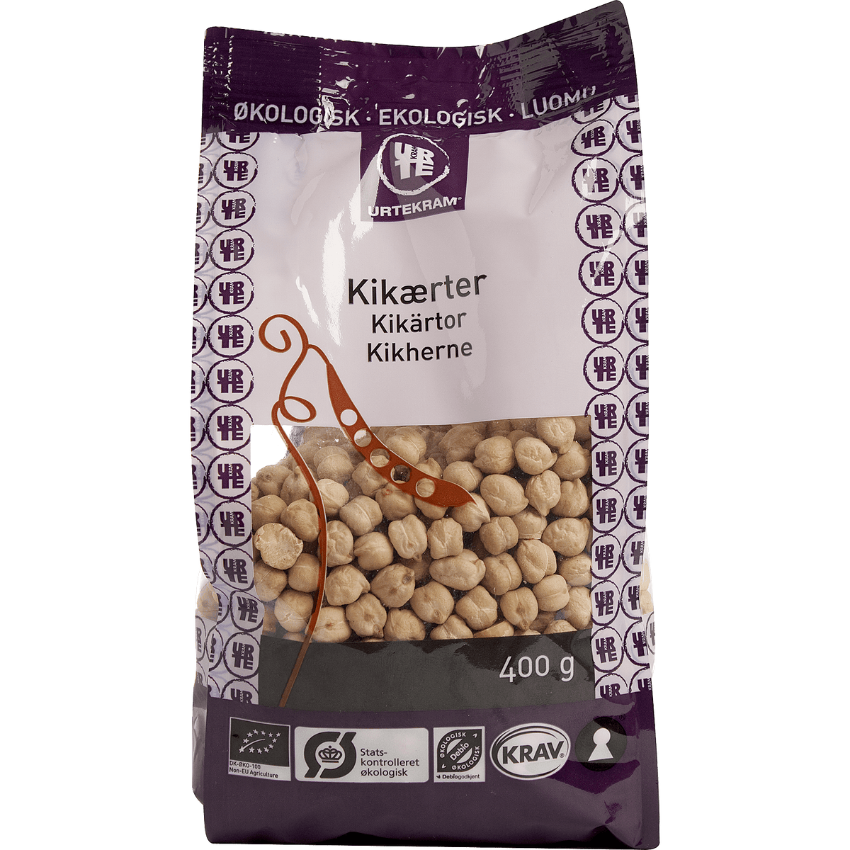Urtekram Kikærter Økologisk | 400 g