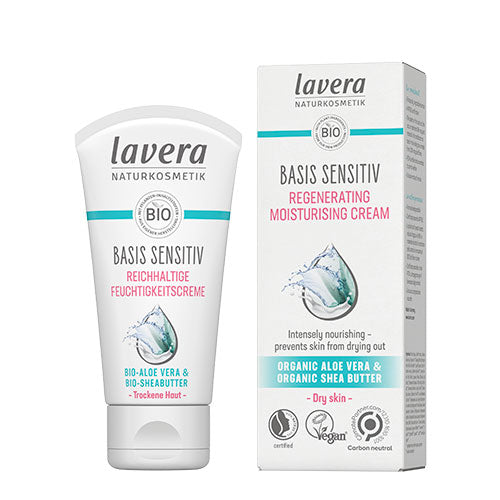 Regenerating Moisturising Day Cream Basis Sensitiv fra lavera