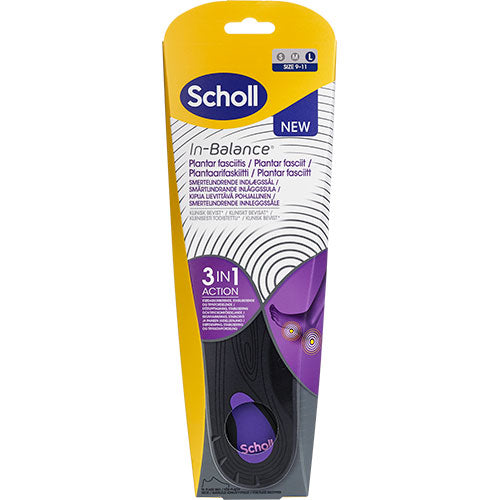 Scholl Med Insoles Plantar Fasciitis (L) fra Scholl