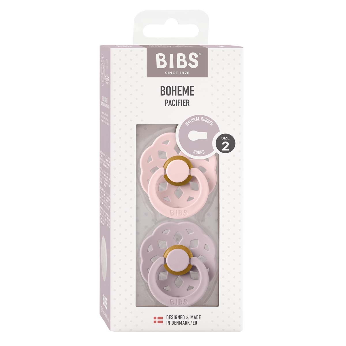 BIBS Boheme Latex Size 2 Blossom/Dusky Lilac fra BIBS
