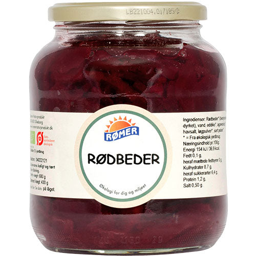 Rødbeder i glas Ø fra Rømer